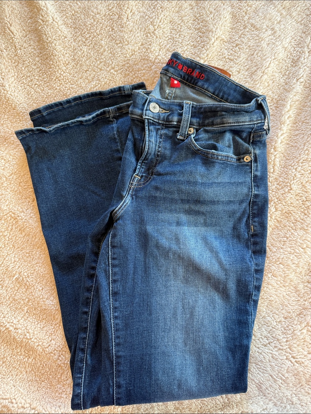 Lucky Brand Women's Sweet mid rise Leg Jeans - Dark Blue